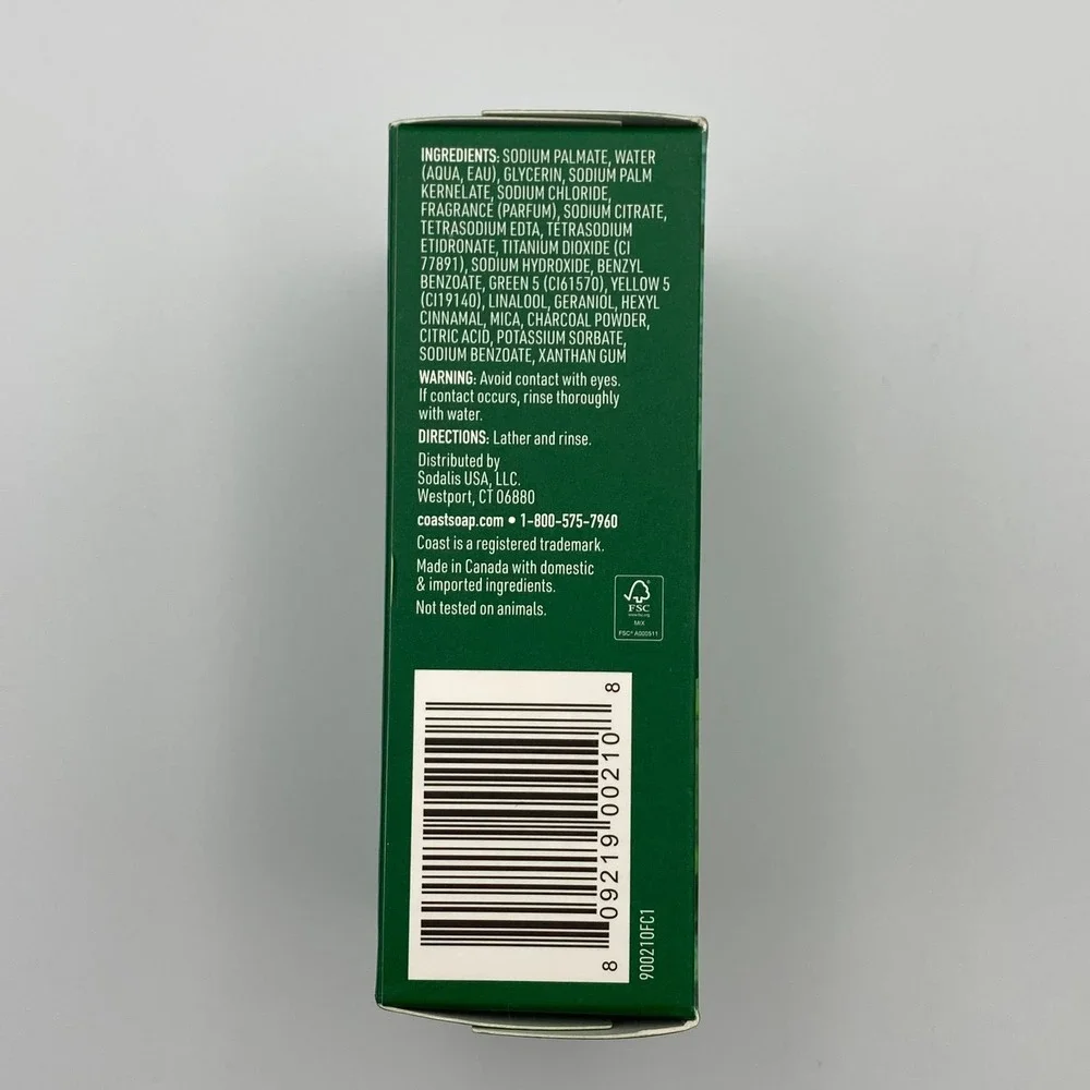 Coast Bar Soap Moisturizing Luxurious Emerald Burst Each Bar 7.05oz Jumbo 5 Pack